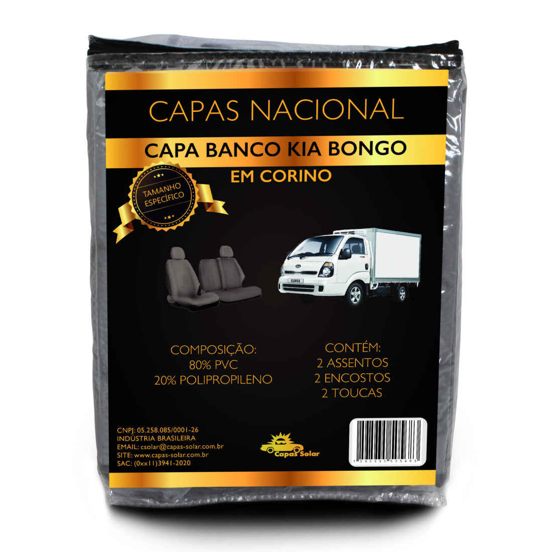 Capa para Banco Kia Bongo em Corino